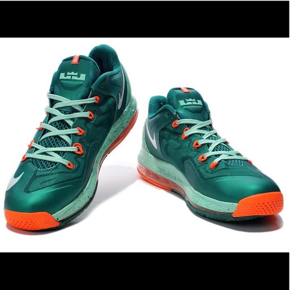 Nike Lebron 11 Low Green Orange Mystic AirMax
